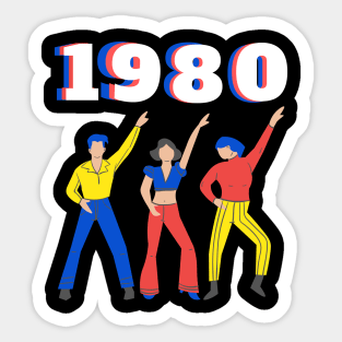 1980s Sticker